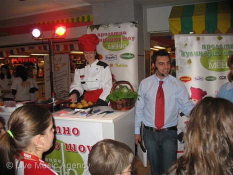 Кулинарно шоу на списание "Меню" | фото: livemusicagency.com