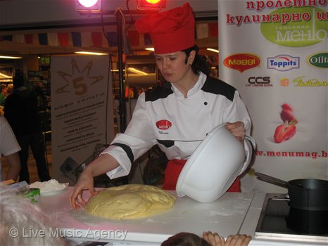 Кулинарно шоу на списание "Меню" | фото: livemusicagency.com