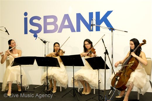 ISBANK Откриване Официален коктейл Хилтън София | фото: livemusicagency.com
