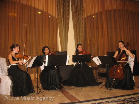 String Quartet Official cocktail Second Scientific Symposium Bulgarian Institute of Metabolic Syndrome | photo: livemusicagency.com