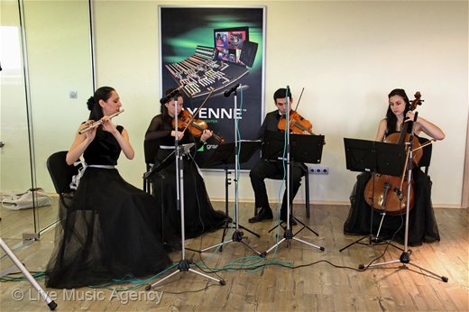 String Quartet Official cocktail TECHNO | photo: livemusicagency.com